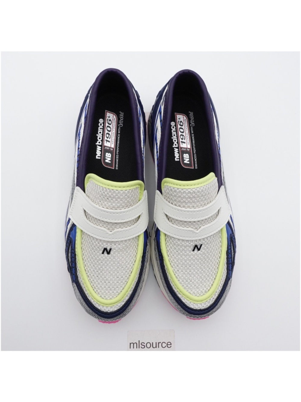 NEW New Balance 1906L Loafer Sneaker U190667K Silver/Navy - Picture 3 of 13